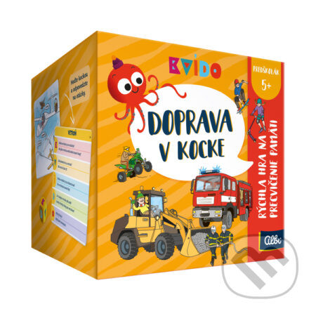 Spoločenská hra: Kvído - Doprava v kocke SK (Tom Hutchinson). Albi, 2024 Spoločenská hra: Kvído - Doprava v kocke SK (Tom Hutchinson). Albi, 2024