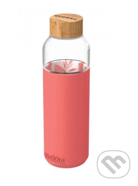 Sklenená fľaša Flow Pink Botanical 660 ml (Quokka). Quokka, 2024 Sklenená fľaša Flow Pink Botanical 660 ml (Quokka). Quokka, 2024