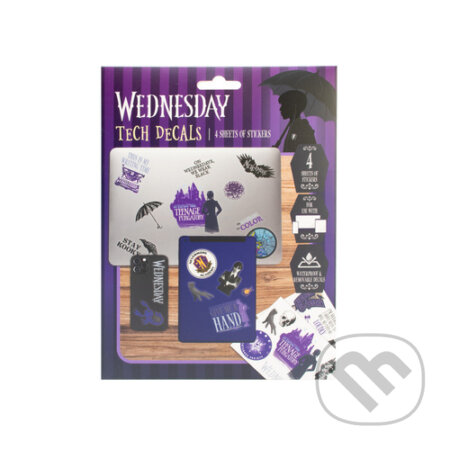 Wednesday samolepky technické (Merch). Merch, 2024 Wednesday samolepky technické (Merch). Merch, 2024