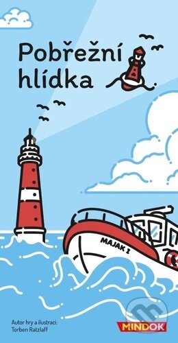 Společenská hra: Pobřežní hlídka (Torben Ratzlaff). Mindok, 2024 Společenská hra: Pobřežní hlídka (Torben Ratzlaff). Mindok, 2024