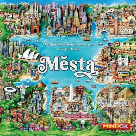 Společenská hra: Města (Mindok). Mindok, 2024 Společenská hra: Města (Mindok). Mindok, 2024