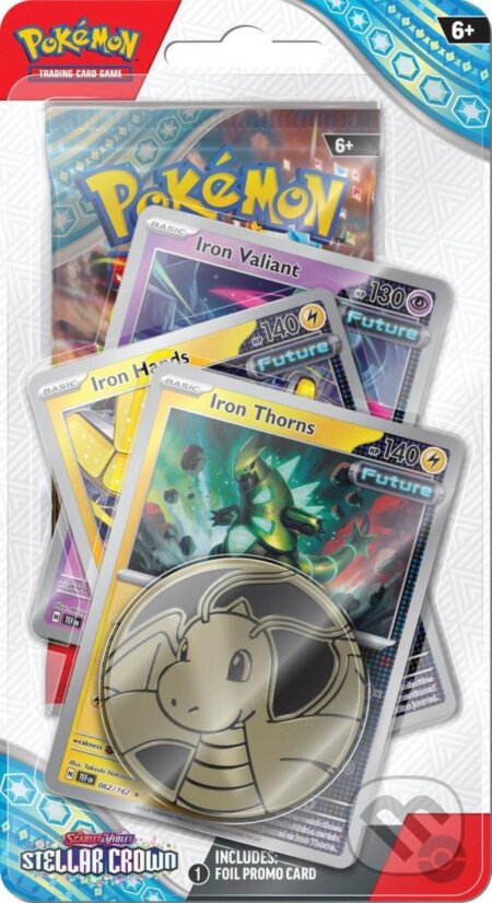 Spoločenská hra: Pokémon TCG: Scarlet & Violet 07 Stellar Crown - Premium Checklane Blister (Pokemon). Pokemon, 2024 Spoločenská hra: Pokémon TCG: Scarlet & Violet 07 Stellar Crown - Premium Checklane Blister (Pokemon). Pokemon, 2024