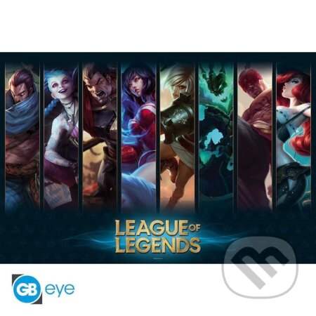 League of Legends Plagát Maxi: Championsk (ABYstyle). ABYstyle, 2024 League of Legends Plagát Maxi: Championsk (ABYstyle). ABYstyle, 2024