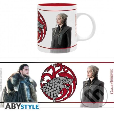 Game of Thrones Hrnček: Jon & Daenerys (ABYstyle). ABYstyle, 2024 Game of Thrones Hrnček: Jon & Daenerys (ABYstyle). ABYstyle, 2024