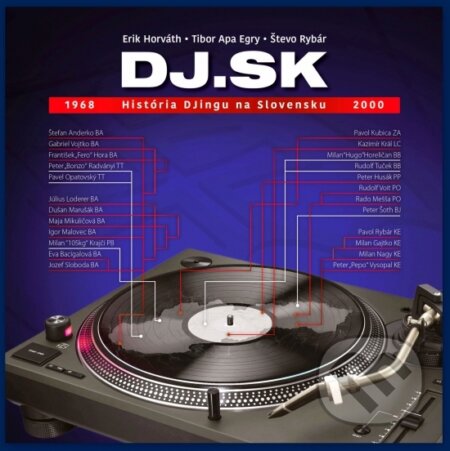 Kniha: DJ.SK - História DJingu na Slovensku 1968 - 2000 (Erik Horváth, Tibor Apa Egry a Števo Rybár). Rising, 2024 Kniha: DJ.SK - História DJingu na Slovensku 1968 - 2000 (Erik Horváth, Tibor Apa Egry a Števo Rybár). Rising, 2024