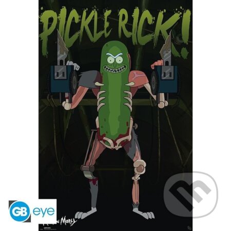 Rick and Morty Plagát Maxi: Pickle Rick (GB Eye Limited). GB Eye Limited, 2024 Rick and Morty Plagát Maxi: Pickle Rick (GB Eye Limited). GB Eye Limited, 2024