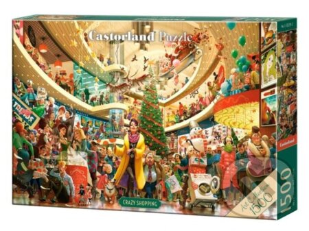 Puzzle: Castorland Art Collection Bláznivé nákupy (Castorland). Castorland Puzzle: Castorland Art Collection Bláznivé nákupy (Castorland). Castorland