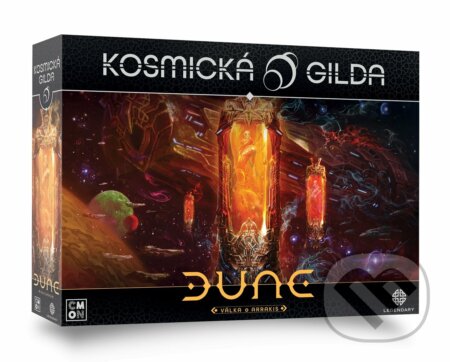 Spoločenská hra: Duna: Válka o Arrakis - Kosmická gilda (rozšírenie) (Blackfire). Blackfire, 2024 Spoločenská hra: Duna: Válka o Arrakis - Kosmická gilda (rozšírenie) (Blackfire). Blackfire, 2024