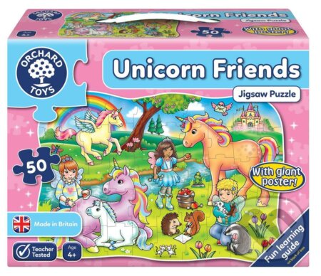 Puzzle: Unicorn Friends puzzle - Priatelia jednorožci (Orchard Toys). Orchard Toys, 2024 Puzzle: Unicorn Friends puzzle - Priatelia jednorožci (Orchard Toys). Orchard Toys, 2024