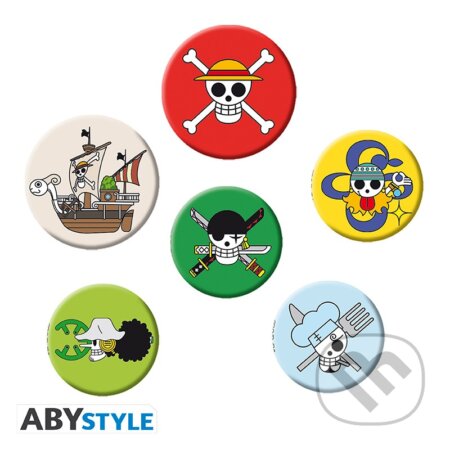 One Piece Sada odznakov Skulls (ABYstyle). ABYstyle, 2024 One Piece Sada odznakov Skulls (ABYstyle). ABYstyle, 2024