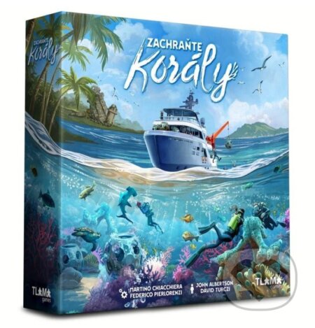 Společenská hra: Zachraňte korály (Martino Chiacchiera a Federico Pierlorenzi). Tlama games Společenská hra: Zachraňte korály (Martino Chiacchiera a Federico Pierlorenzi). Tlama games