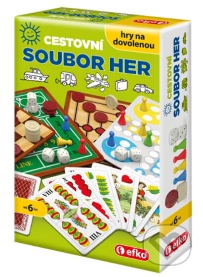 Společenská hra: Cestovní soubor her (EFKO karton s.r.o.). EFKO karton s.r.o., 2017 Společenská hra: Cestovní soubor her (EFKO karton s.r.o.). EFKO karton s.r.o., 2017