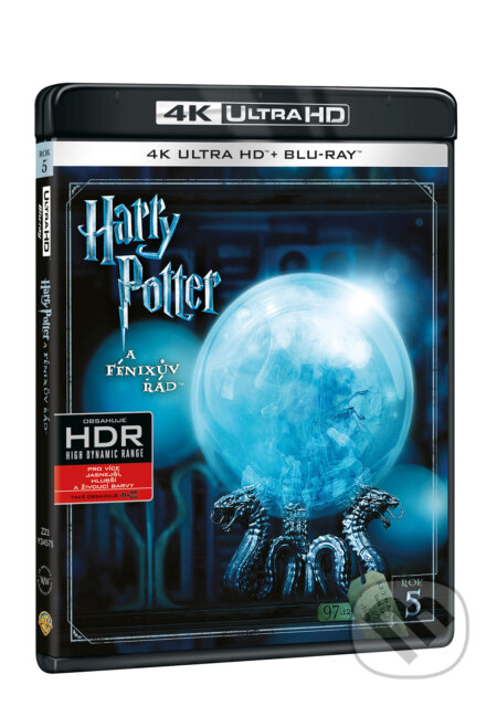 Film: Harry Potter a Fénixův řád Ultra HD Blu-ray (Alfonso Cuarón, Mike Newell a David Yates) (UltraHDBlu-ray). Magicbox, 2017 Film: Harry Potter a Fénixův řád Ultra HD Blu-ray (Alfonso Cuarón, Mike Newell a David Yates) (UltraHDBlu-ray). Magicbox, 2017