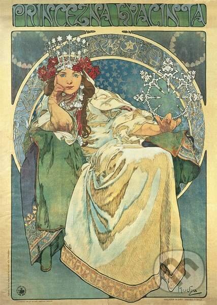 Puzzle: Hyacinta (Alfonz Mucha). Piatnik, 2017 Puzzle: Hyacinta (Alfonz Mucha). Piatnik, 2017