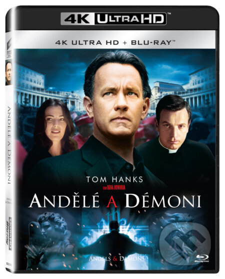 Andělé a démoni Ultra HD Blu-ray - Ron Howard, François Orenn, Bonton Film, 2017