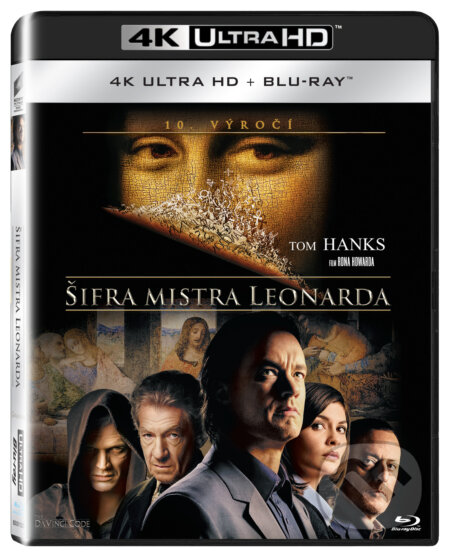 Film: Šifra mistra Leonarda Ultra HD Blu-ray (Ron Howard) (UltraHDBlu-ray). Bonton Film, 2017 Film: Šifra mistra Leonarda Ultra HD Blu-ray (Ron Howard) (UltraHDBlu-ray). Bonton Film, 2017