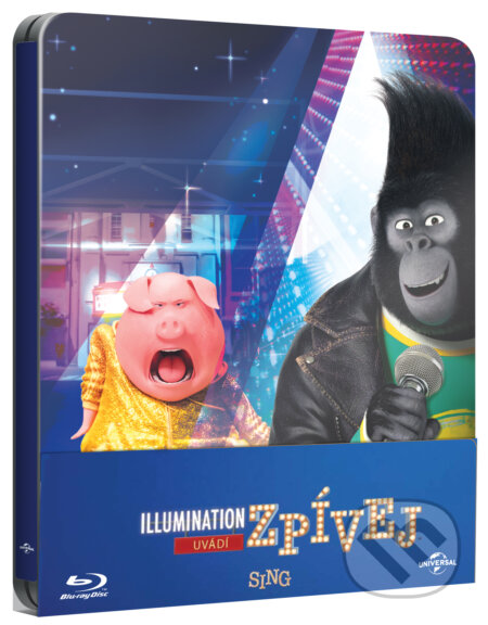 Film: Zpívej Steelbook (Garth Jennings) (Steelbook). Bonton Film, 2017 Film: Zpívej Steelbook (Garth Jennings) (Steelbook). Bonton Film, 2017