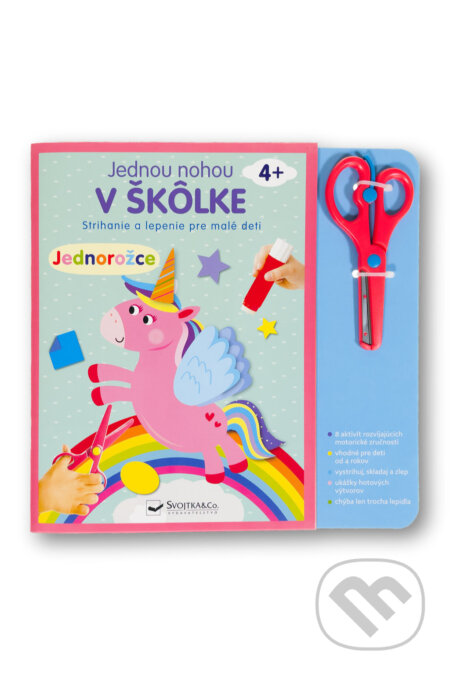 Kniha: Jednou nohou v škôlke: Jednorožce (Svojtka&Co.). Svojtka&Co., 2024 Kniha: Jednou nohou v škôlke: Jednorožce (Svojtka&Co.). Svojtka&Co., 2024