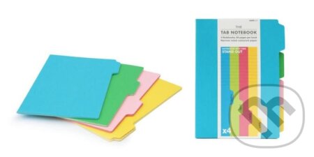Set zápisníků A5 se záložkami/barevné (SUCK UK). SUCK UK Set zápisníků A5 se záložkami/barevné (SUCK UK). SUCK UK