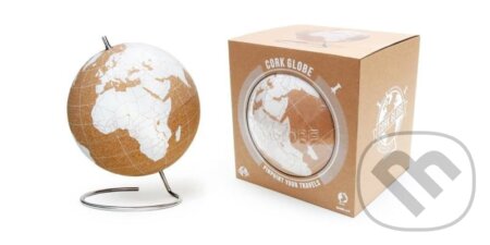 Korkový Globus bílý 14 cm (SUCK UK). SUCK UK Korkový Globus bílý 14 cm (SUCK UK). SUCK UK