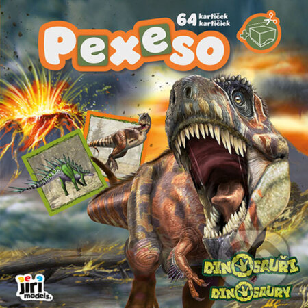 Společenská hra: Pexeso v sešitu Dinosauři (Jiří Models). Jiří Models, 2024 Společenská hra: Pexeso v sešitu Dinosauři (Jiří Models). Jiří Models, 2024