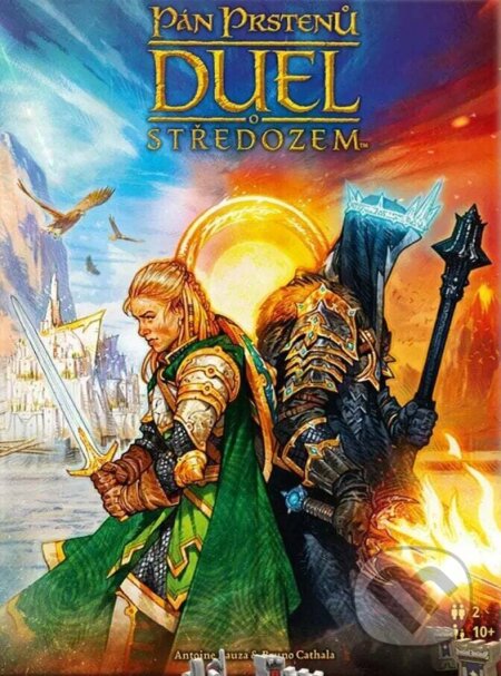 Spoločenská hra: Pán prstenů: Duel o Středozem (Bruno Cathala a Antoine Bauza). Blackfire, 2024 Spoločenská hra: Pán prstenů: Duel o Středozem (Bruno Cathala a Antoine Bauza). Blackfire, 2024