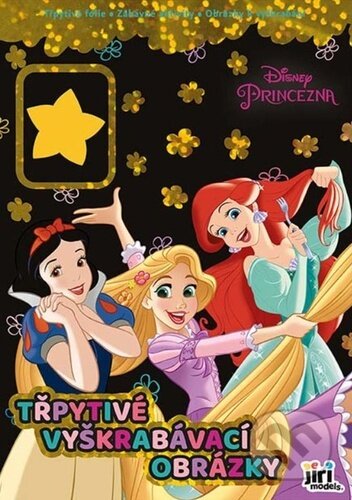 Kniha: Třpytivé vyškrabávací obrázky Princezny (Jiří Models). Jiří Models, 2024 Kniha: Třpytivé vyškrabávací obrázky Princezny (Jiří Models). Jiří Models, 2024