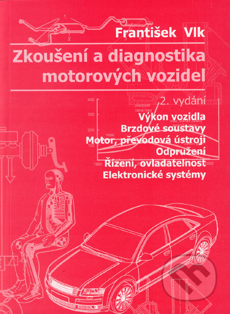Kniha: Zkoušení a diagnostika motorových vozidel (František Vlk). František Vlk, 2005 Kniha: Zkoušení a diagnostika motorových vozidel (František Vlk). František Vlk, 2005