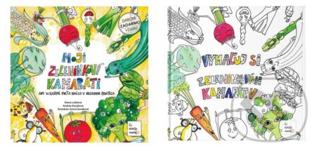 Kniha: Moji zeleninkoví kamaráti + Vymaľuj si zeleninkových kamarátov (Kolekcia) (Andrea Kováčová a Diana Lokšová). Čo dokáže mama, 2017 Kniha: Moji zeleninkoví kamaráti + Vymaľuj si zeleninkových kamarátov (Kolekcia) (Andrea Kováčová a Diana Lokšová). Čo dokáže mama, 2017