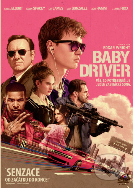 Film: Baby Driver (Edgar Wright) (DVD). Bonton Film, 2017 Film: Baby Driver (Edgar Wright) (DVD). Bonton Film, 2017