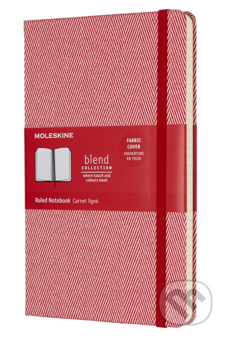 Moleskine - zápisník Blend červený, Moleskine, 2017