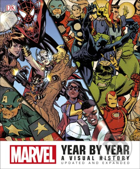 Kniha: Marvel Year by Year Updated and Expanded (DK a Stan Lee). Dorling Kindersley, 2017 Kniha: Marvel Year by Year Updated and Expanded (DK a Stan Lee). Dorling Kindersley, 2017