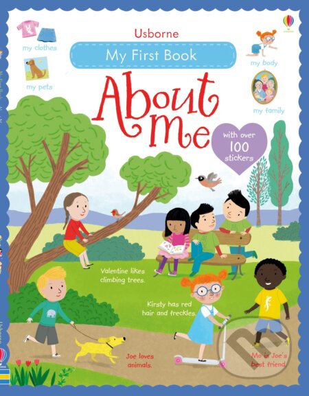 Kniha: My First Book About Me (Felicity Brooks). Usborne, 2017 Kniha: My First Book About Me (Felicity Brooks). Usborne, 2017