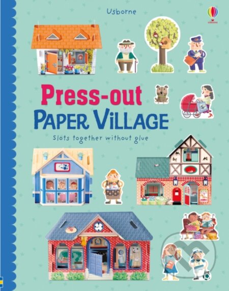 Kniha: Press-out Paper Village (Fiona Watt). Usborne, 2017 Kniha: Press-out Paper Village (Fiona Watt). Usborne, 2017