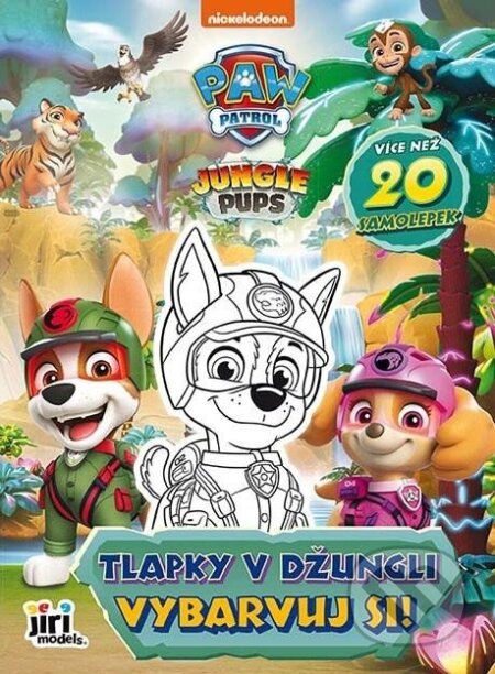 Kniha: Vybarvuj si! Tlapková patrola Tlapky v džungli (Jiří Models). Jiří Models, 2024 Kniha: Vybarvuj si! Tlapková patrola Tlapky v džungli (Jiří Models). Jiří Models, 2024