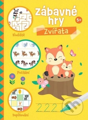 Kniha: Zábavné hry Zvířata 5+ (Svojtka&Co.). Svojtka&Co., 2024 Kniha: Zábavné hry Zvířata 5+ (Svojtka&Co.). Svojtka&Co., 2024