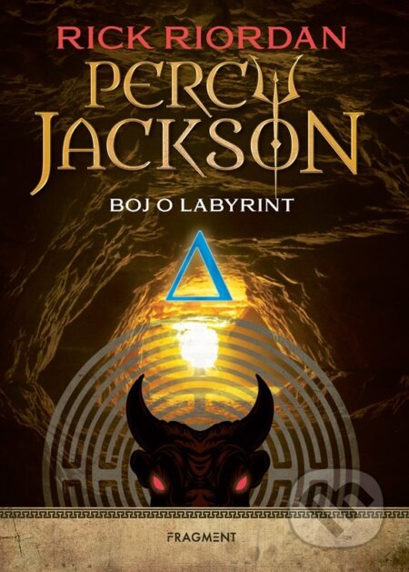 Kniha: Percy Jackson 4: Boj o labyrint (Rick Riordan). Fragment, 2024 Kniha: Percy Jackson 4: Boj o labyrint (Rick Riordan). Fragment, 2024