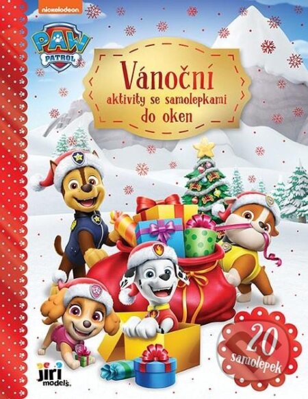 Kniha: Vánoční aktivity se samolepkami do oken Tlapková patrola (Jiří Models). Jiří Models, 2024 Kniha: Vánoční aktivity se samolepkami do oken Tlapková patrola (Jiří Models). Jiří Models, 2024