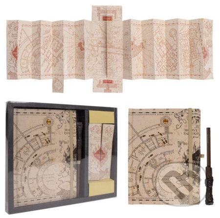 Darčekový set Harry Potter: Záškodnícka mapa (A5 svietiaci blok - pero - mapa) (Harry Potter). Harry Potter, 2024 Darčekový set Harry Potter: Záškodnícka mapa (A5 svietiaci blok - pero - mapa) (Harry Potter). Harry Potter, 2024