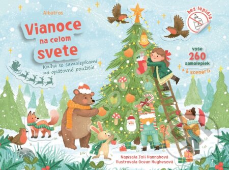 Kniha: Kniha so samolepkami - Vianoce na celom svete (Joli Hannah). Albatros SK, 2024 Kniha: Kniha so samolepkami - Vianoce na celom svete (Joli Hannah). Albatros SK, 2024