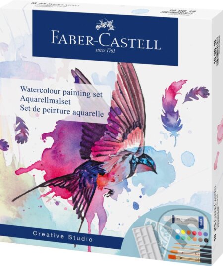 Akvarelové farby v tube, set s príslušenstvom 18 ks (Faber-Castell). Faber-Castell Akvarelové farby v tube, set s príslušenstvom 18 ks (Faber-Castell). Faber-Castell