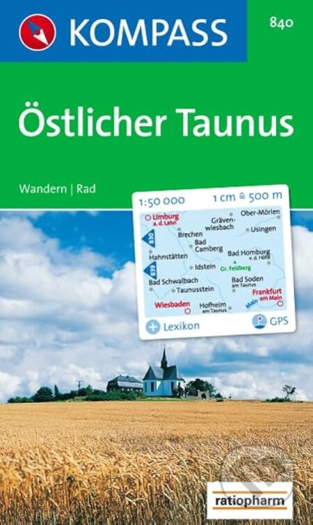 Östlicher Taunus 840 / 1:50T KOM (Kompass). Kompass, 2013 Östlicher Taunus 840 / 1:50T KOM (Kompass). Kompass, 2013