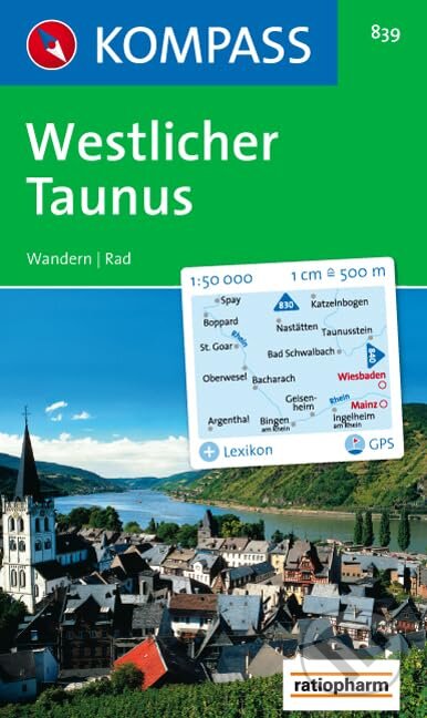 Westlicher Taunus 839 / 1:50T KOM (Kompass). Kompass, 2013 Westlicher Taunus 839 / 1:50T KOM (Kompass). Kompass, 2013