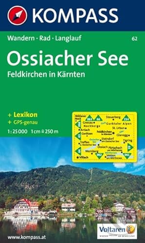 Ossiacher See Feldkirchen 62 / 1:30T KOM (Kompass). Kompass, 2013 Ossiacher See Feldkirchen 62 / 1:30T KOM (Kompass). Kompass, 2013