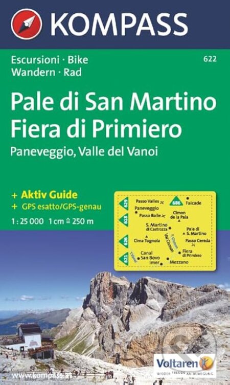 Pale di San Martino 622 / 1:25T KOM (Kompass). Kompass, 2013 Pale di San Martino 622 / 1:25T KOM (Kompass). Kompass, 2013