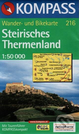 Steirisches Thermenland 216 / 1:50T NKOM (Kompass). Kompass, 2013 Steirisches Thermenland 216 / 1:50T NKOM (Kompass). Kompass, 2013