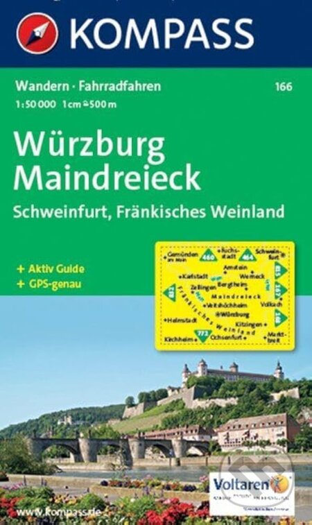 Würzburg,Maindreieck 166 / 1:50T NKOM (Kompass). Kompass, 2013 Würzburg,Maindreieck 166 / 1:50T NKOM (Kompass). Kompass, 2013