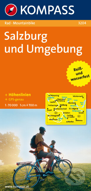 Salzburg und Umgebung 3204 / 1:70T KOM (Kompass). Kompass, 2013 Salzburg und Umgebung 3204 / 1:70T KOM (Kompass). Kompass, 2013