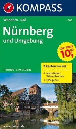 Nürnberg und Umgebung 163 / 1:50T NKOM (Kompass). Kompass, 2013 Nürnberg und Umgebung 163 / 1:50T NKOM (Kompass). Kompass, 2013