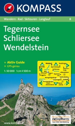 Tegernsee,Schliersee 8 / 1:50T KOM (Kompass). Kompass, 2013 Tegernsee,Schliersee 8 / 1:50T KOM (Kompass). Kompass, 2013